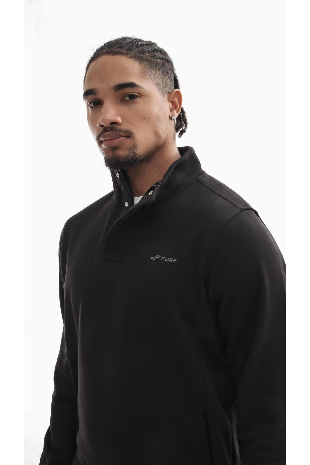 Boğazlı sweatshirt