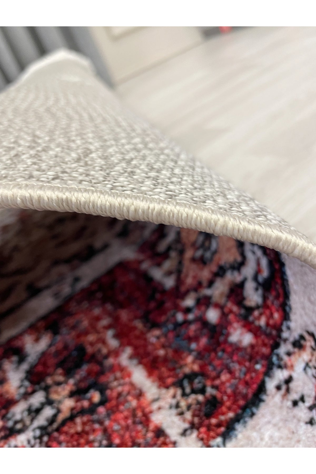 Kilim Motifli SAÇAKLI Klasik Kaymaz Taban Halı