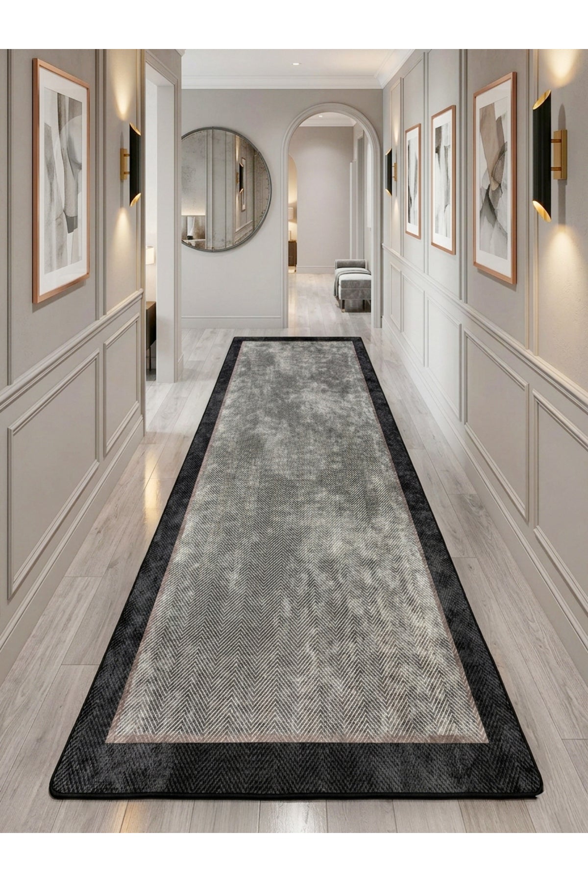 Modern Lateks Taban Salon Yolluk Antre Halı