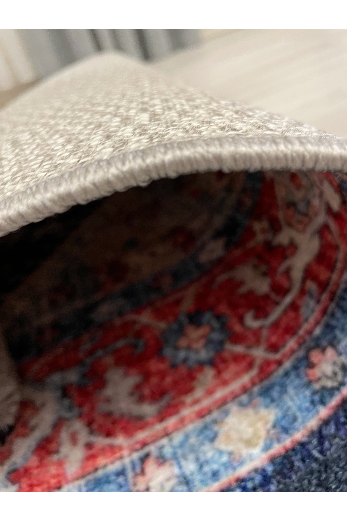 Kilim Motifli SAÇAKLI Klasik Kaymaz Taban Halı