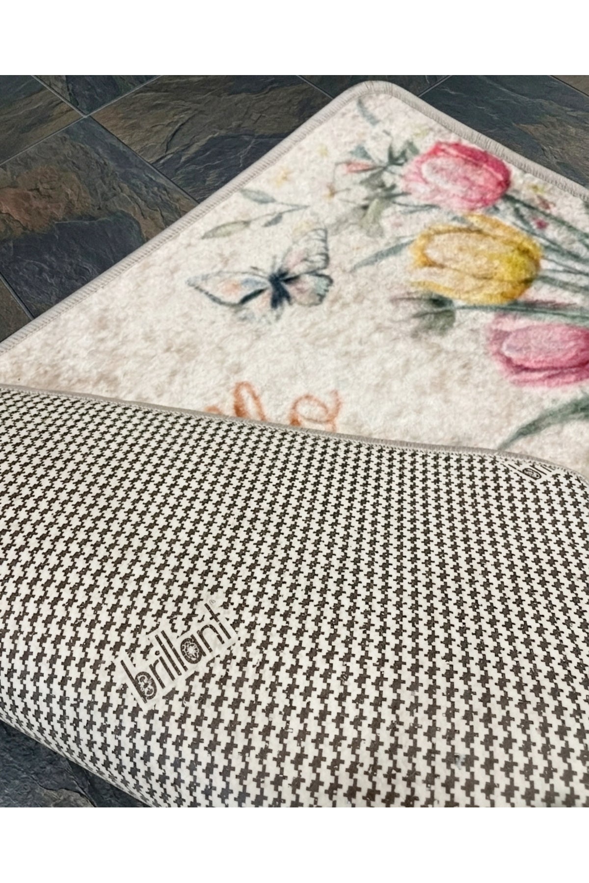 Dekoratif Hello Yazılı Kapı Önü Paspası (Ebat 50x70)