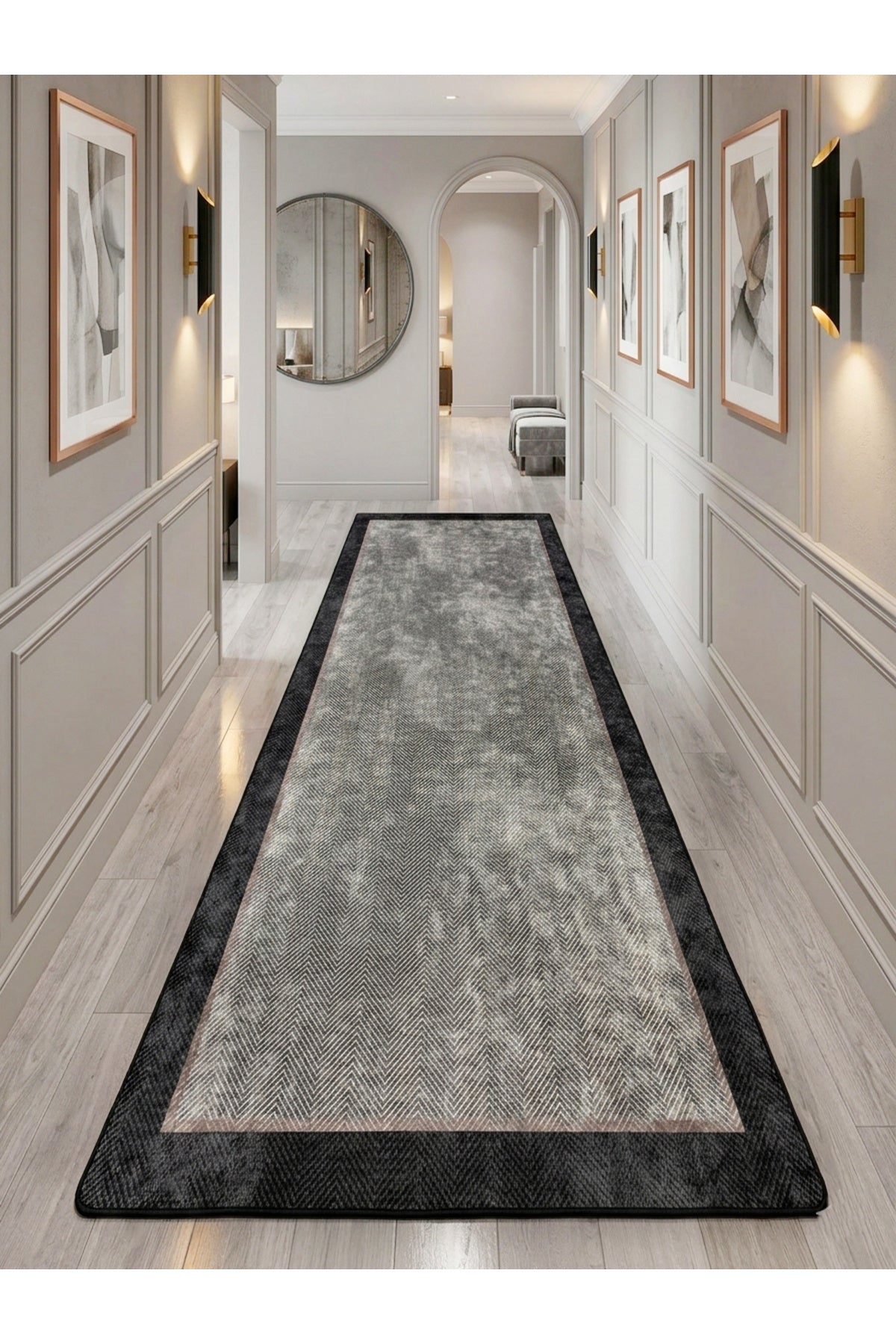 Modern Lateks Taban Salon Yolluk Antre Halı