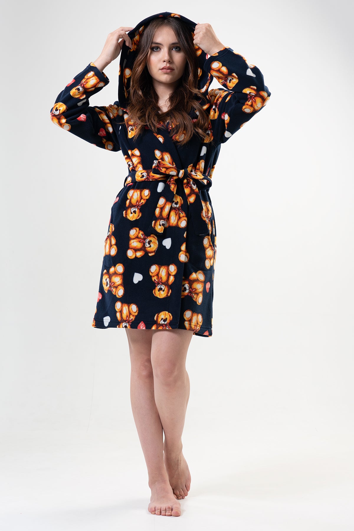 Woman Lovely Bear Dressing Gown