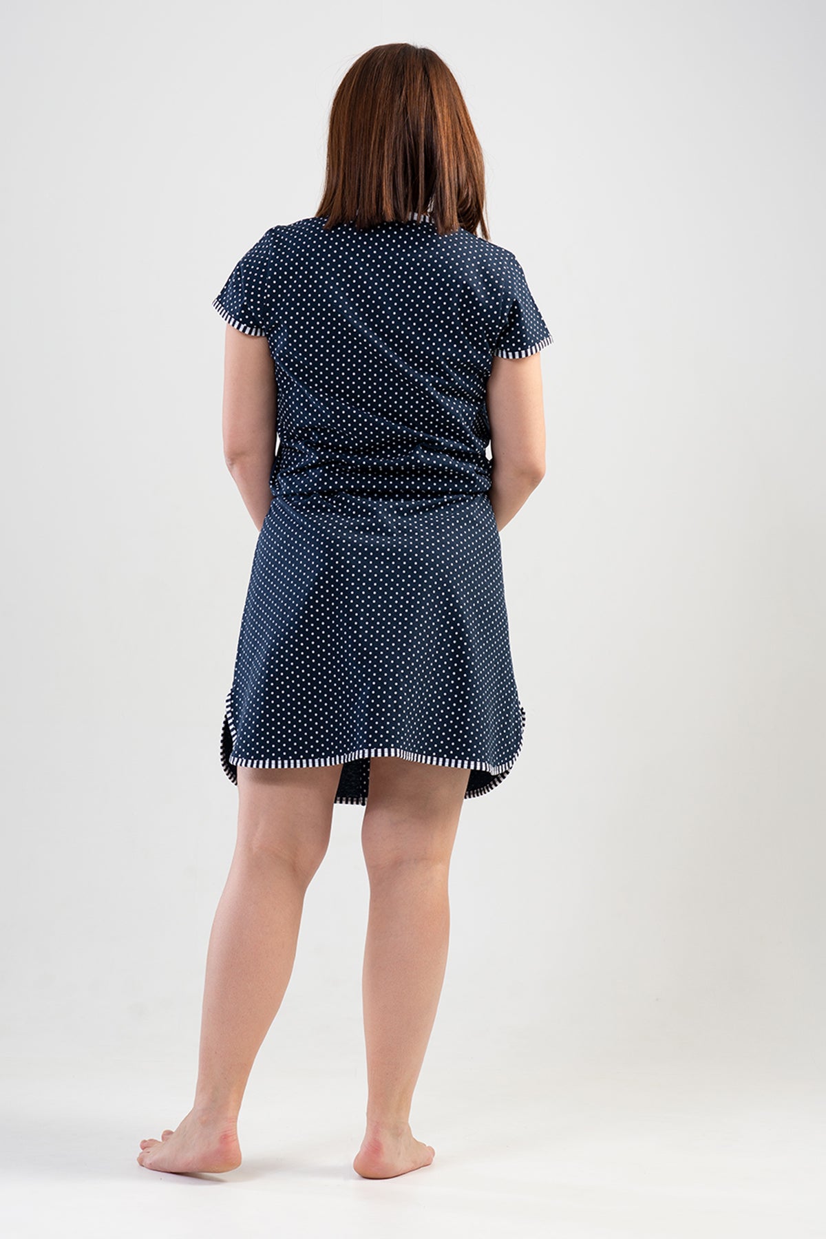 BAYAN P.SUPREM XXL O YAKA KEP KOL TAMAMI DUGMELI TUNIK