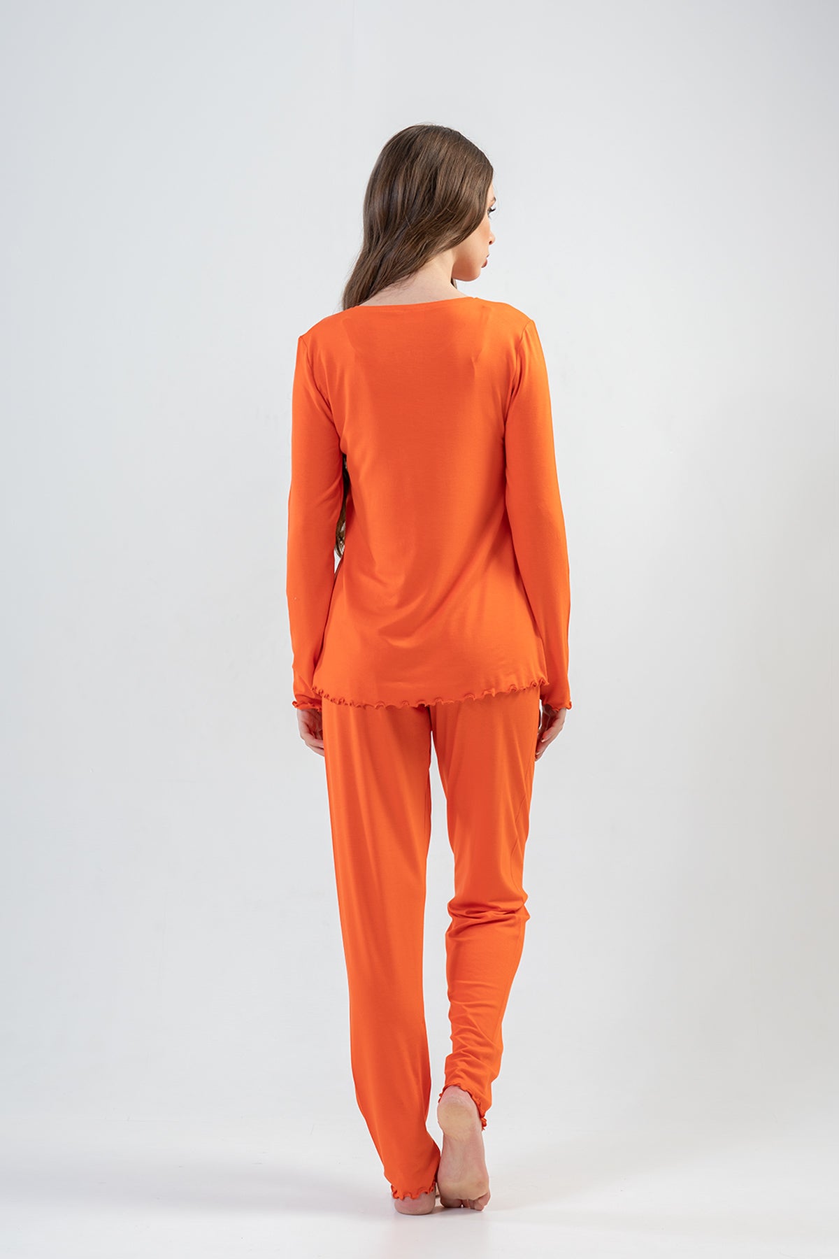Woman Salmon Pyjama Set