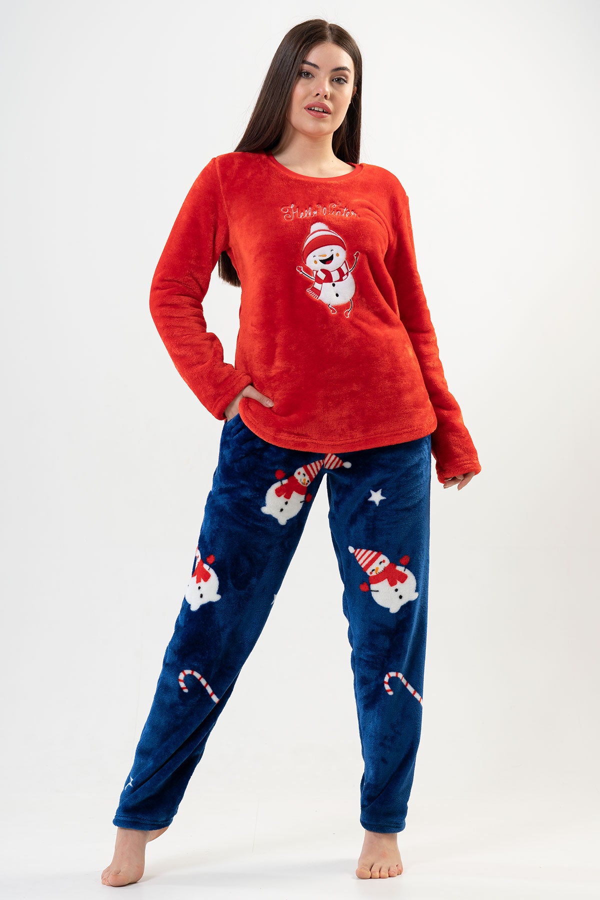 Woman Soft Christmas Pyjama Set