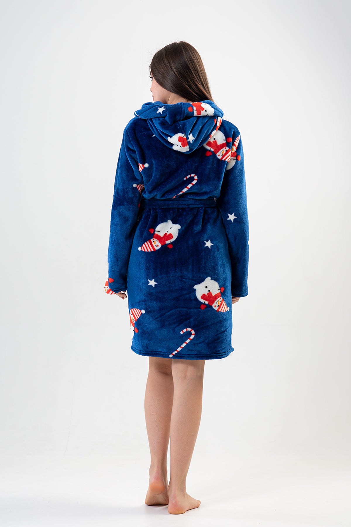 Woman Soft Christmas Dressing Gown