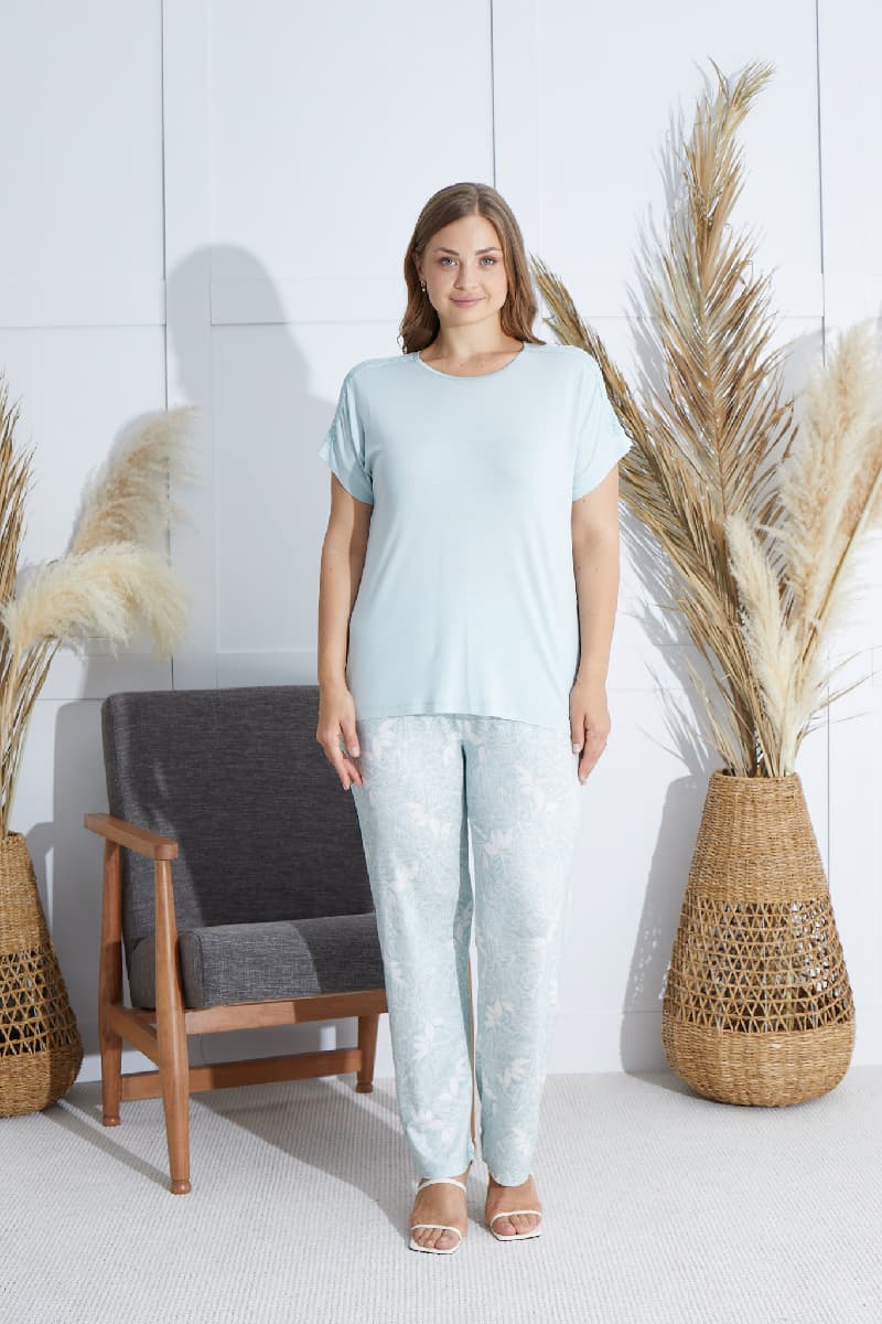 15863 BAYAN BATTAL BOY ŞORT TAKIM