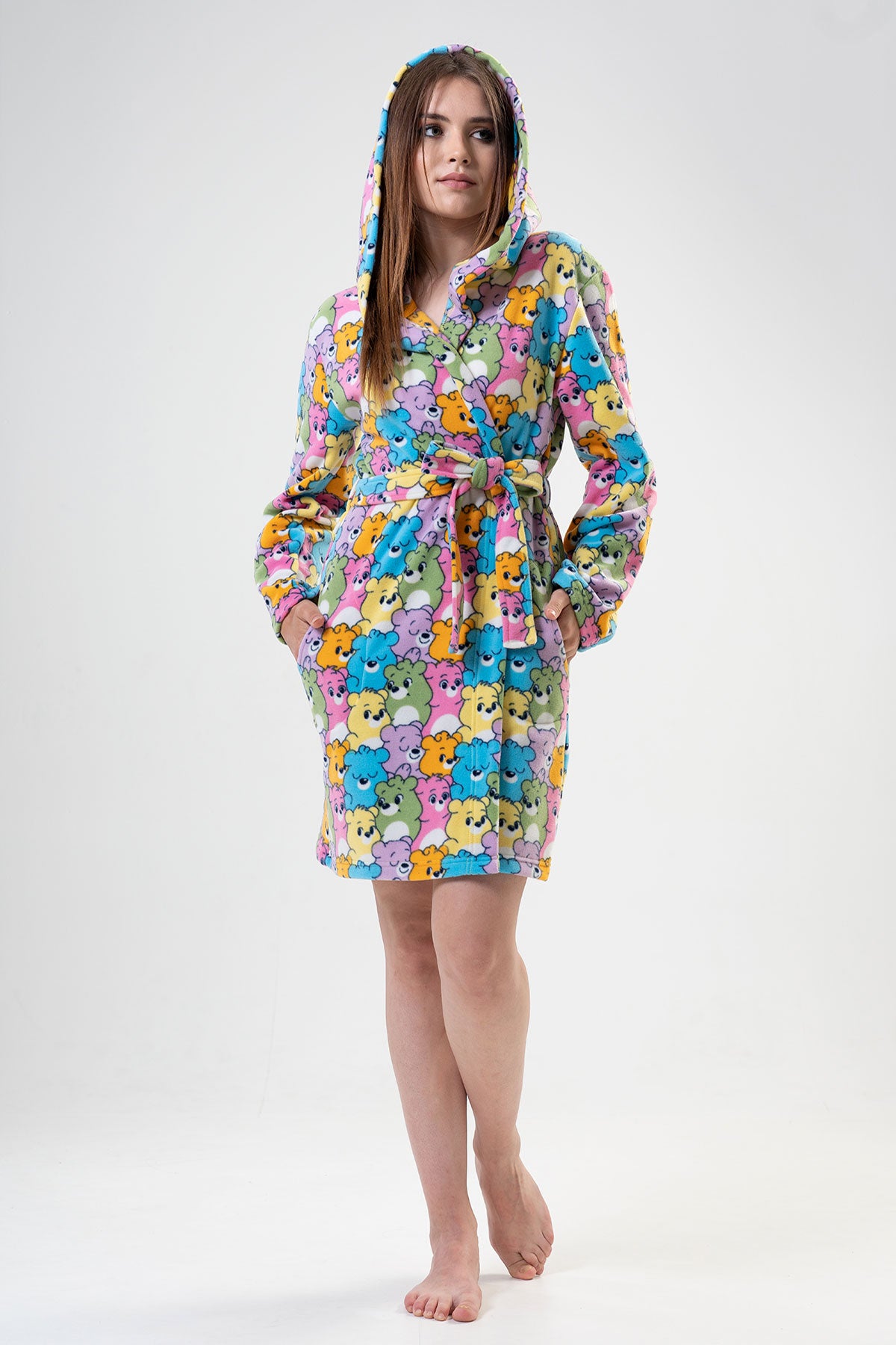 Woman Chesty Dressing Gown