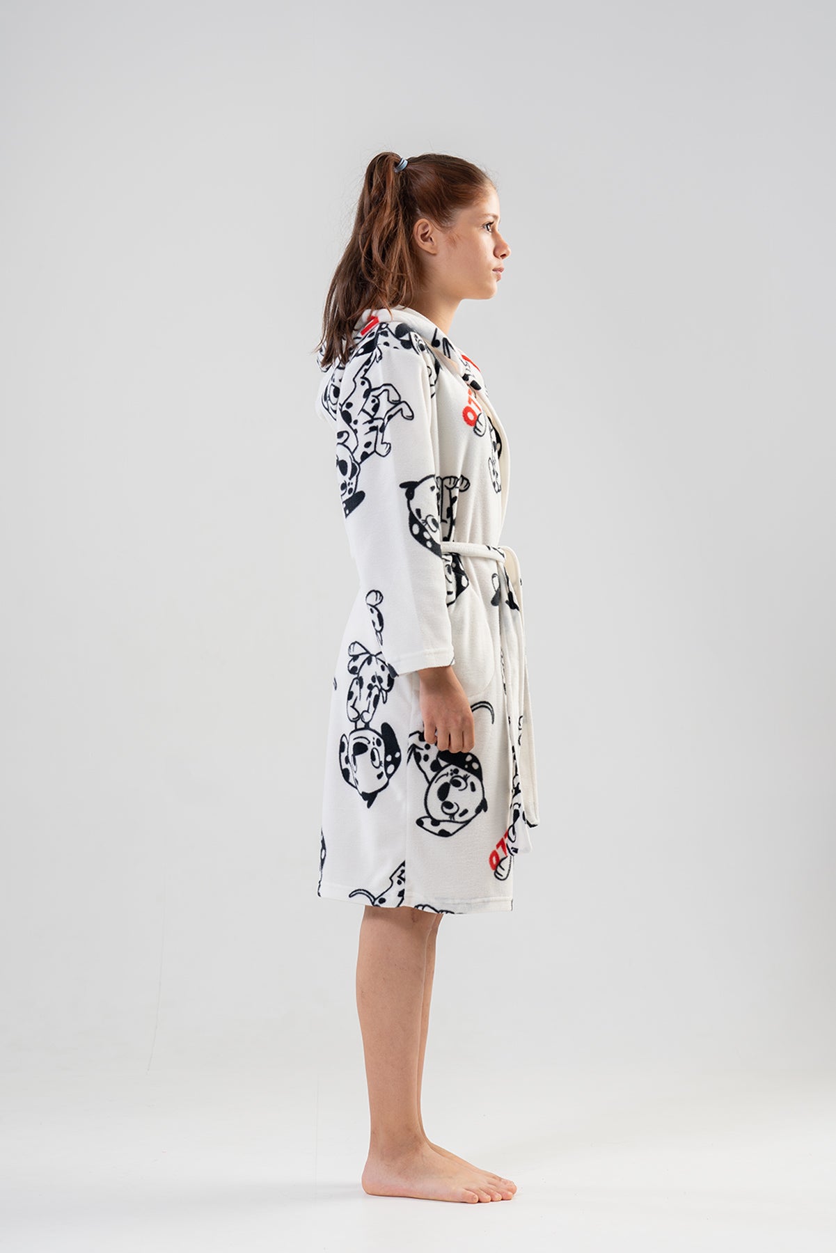 KIZ COCUK POLAR KAPSONLU CEPLI SABAHLIK