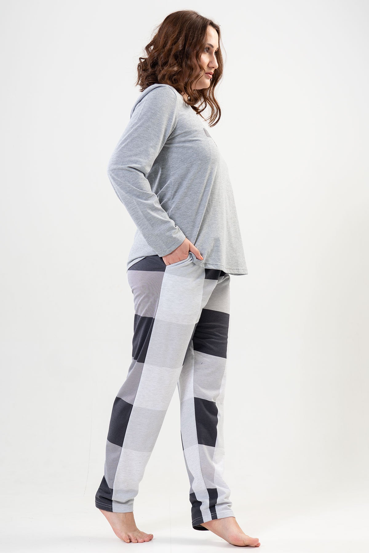 Woman Big Size Queen Pyjama Set