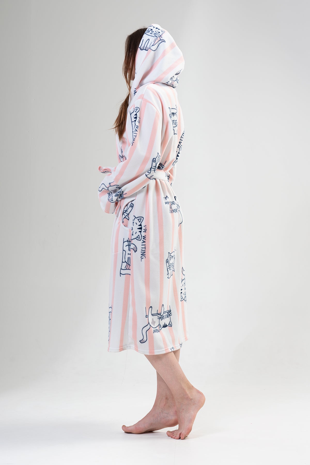 Woman Diny Dressing Gown
