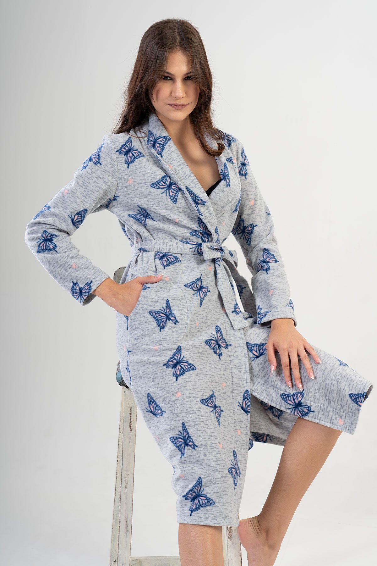 Woman Butterfly Dressing Gown