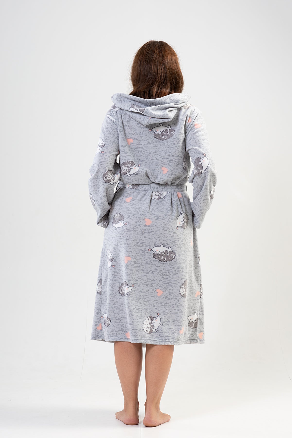 Woman Big Size Porky Dressing Gown