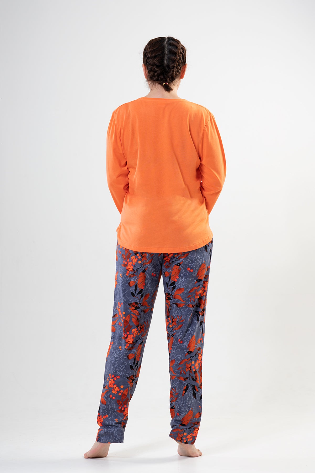 Woman Big Size Fluffy Pyjama Set