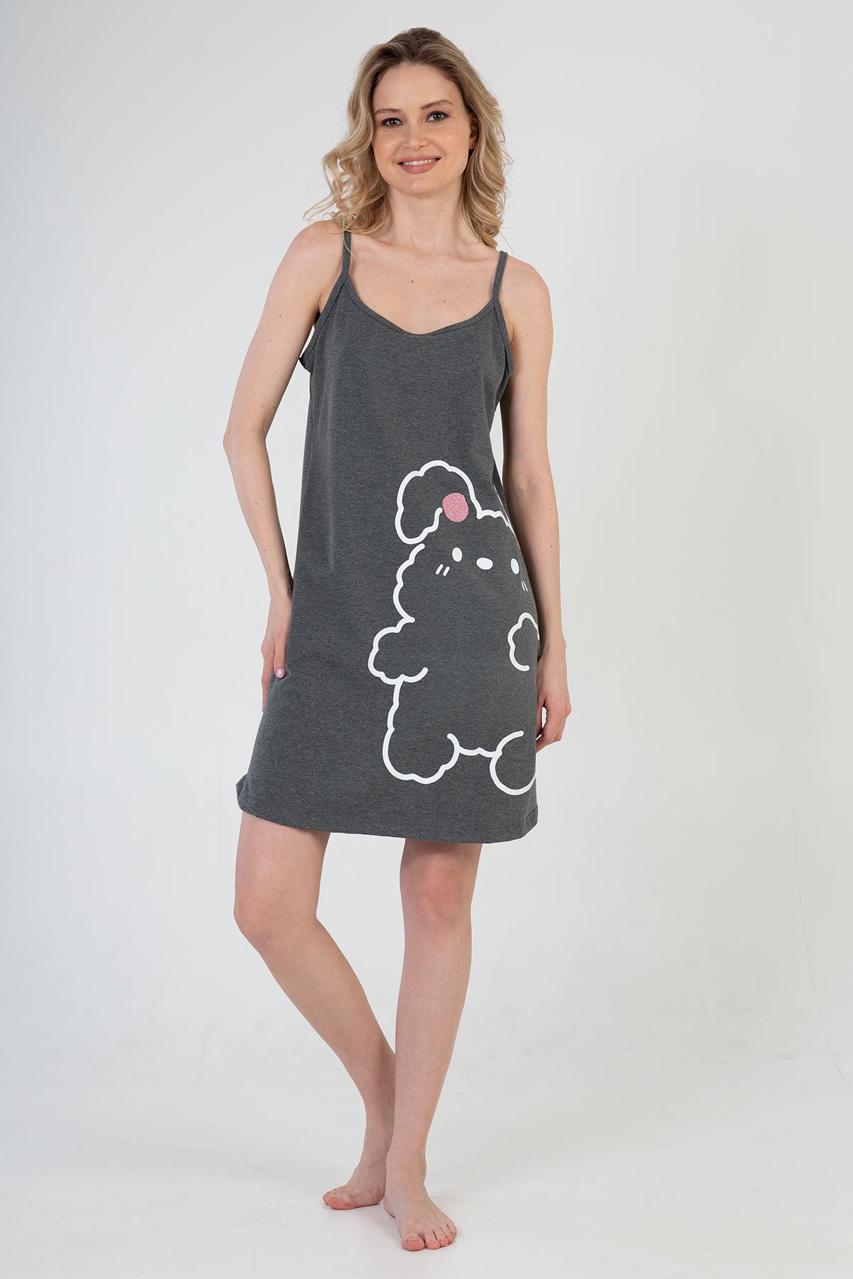 KADIN P.SUPREM IP ASKILI ETEGI OVAL TUNIK