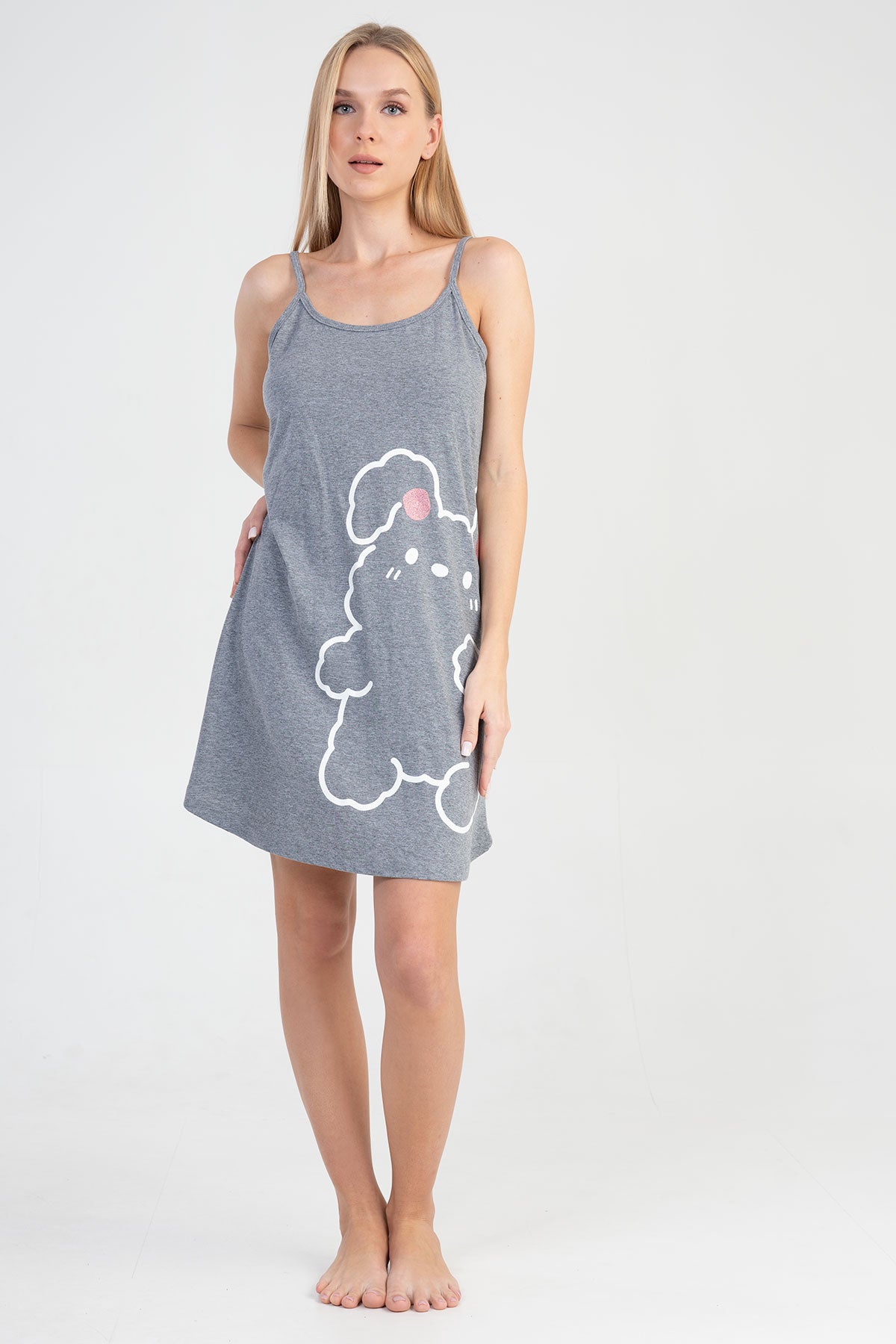 KADIN P.SUPREM IP ASKILI ETEGI OVAL TUNIK