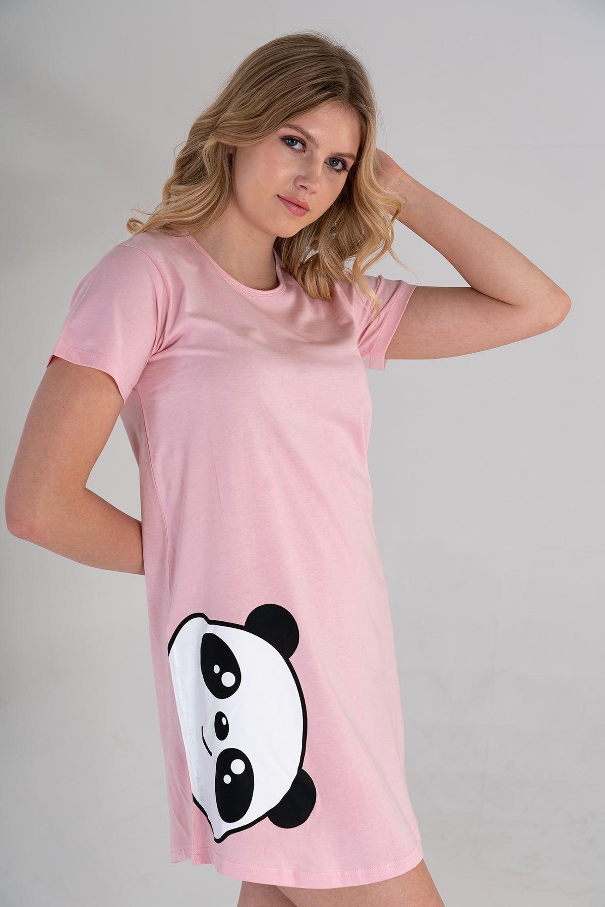 KADIN P.SUPREM O YAKA KISA KOL ETEGI OVAL TUNIK