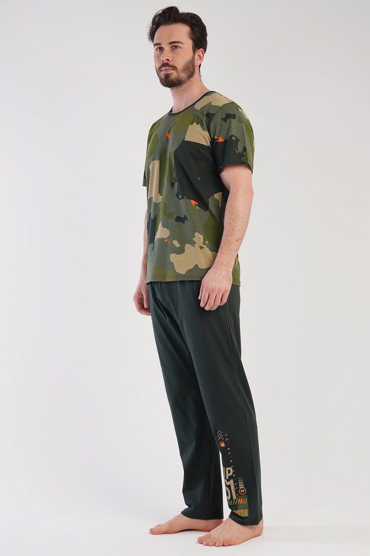 CEPLI ERKEK P.SUPREM XXL O YAKA KISA KOL PIJAMA TAKIM