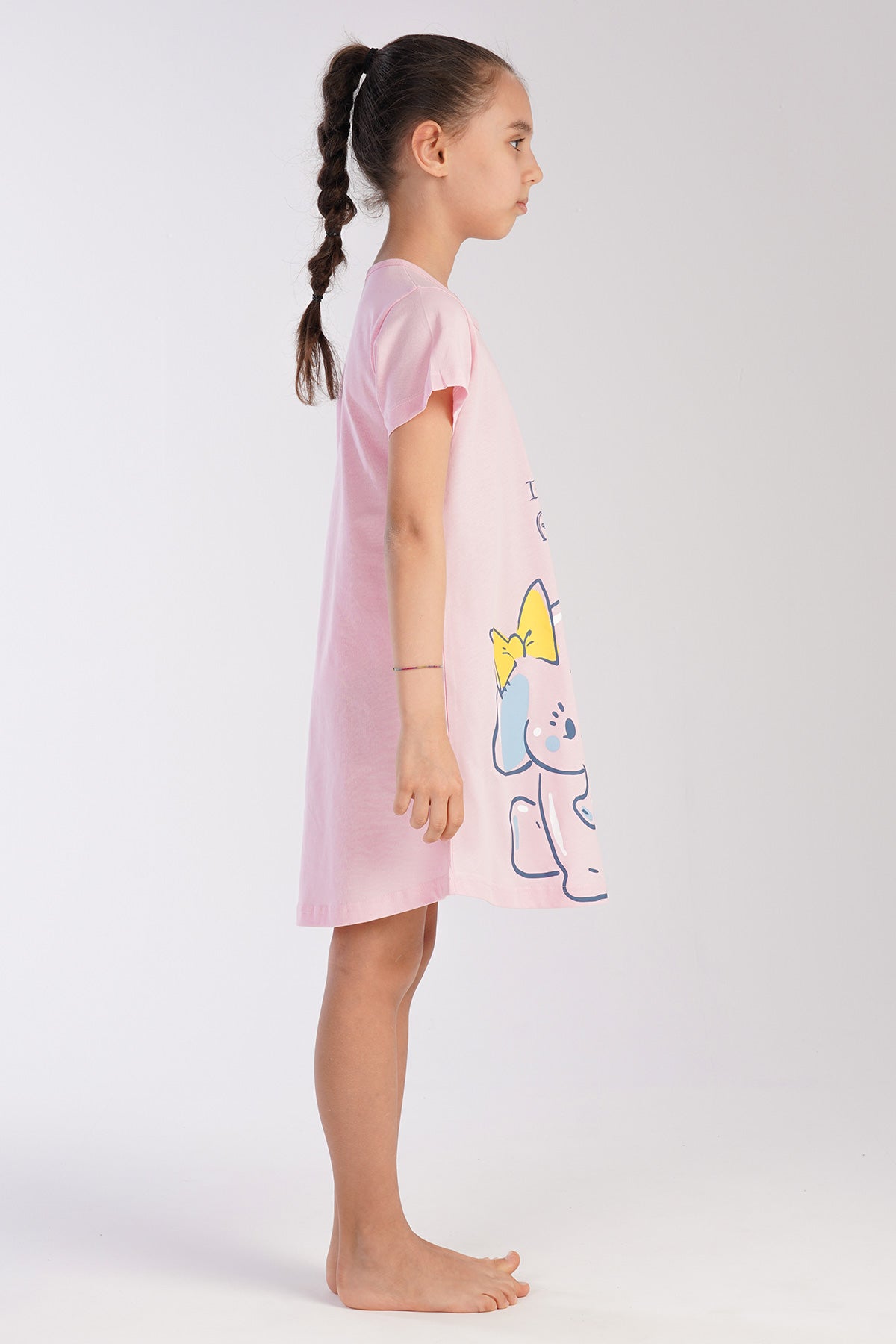 KIZ COCUK P.SUPREM O YAKA KISA KOL ETEGI OVAL TUNIK(11-12/15-16)