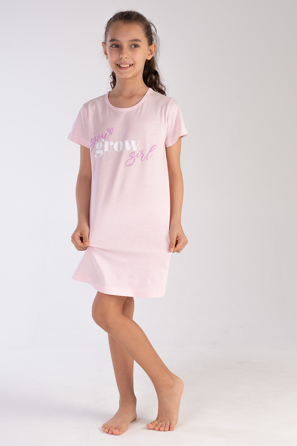 KIZ COCUK P.SUPREM O YAKA KISA KOL ETEGI OVAL TUNIK(11-12/15-16)