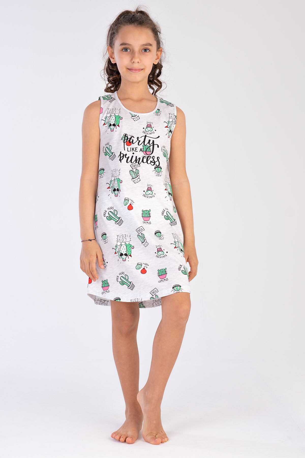 KIZ COCUK P.SUPREM KALIN ASKILI ETEGI OVAL TUNIK(9-10/15-16)