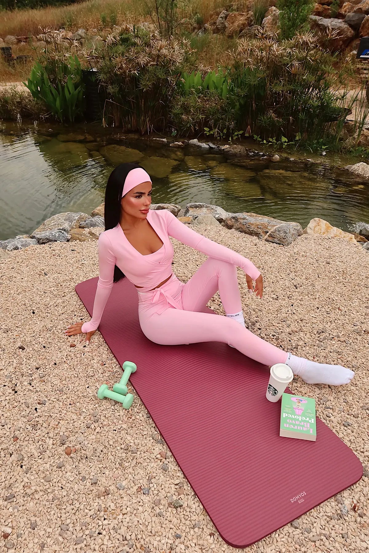 Pembe Elysia 5 li Yoga Set