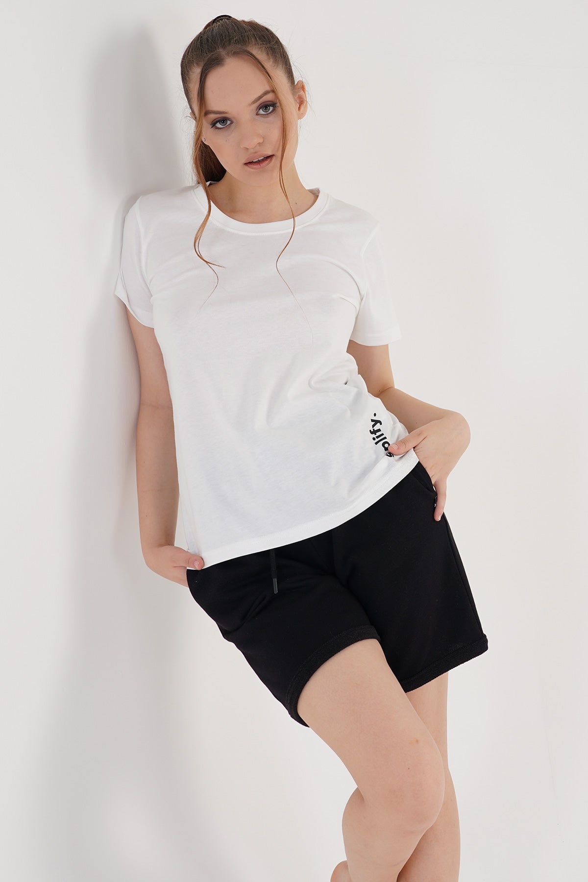 KADIN P.SUPREM/3IPLIK O YAKA KISA KOL DOUBLE PACA SORT TAKIM