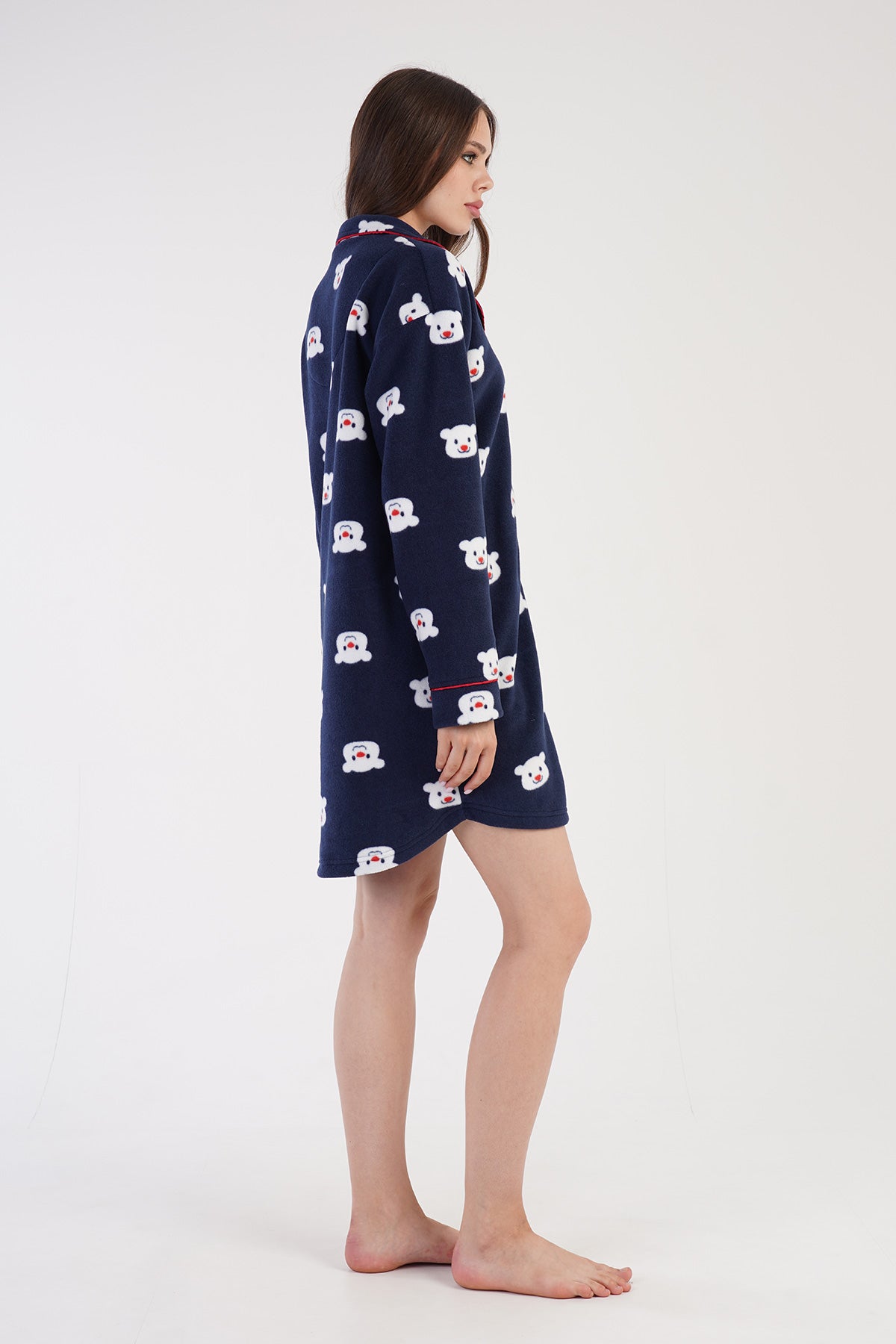 Woman Fleece Sweet Bear Tunic