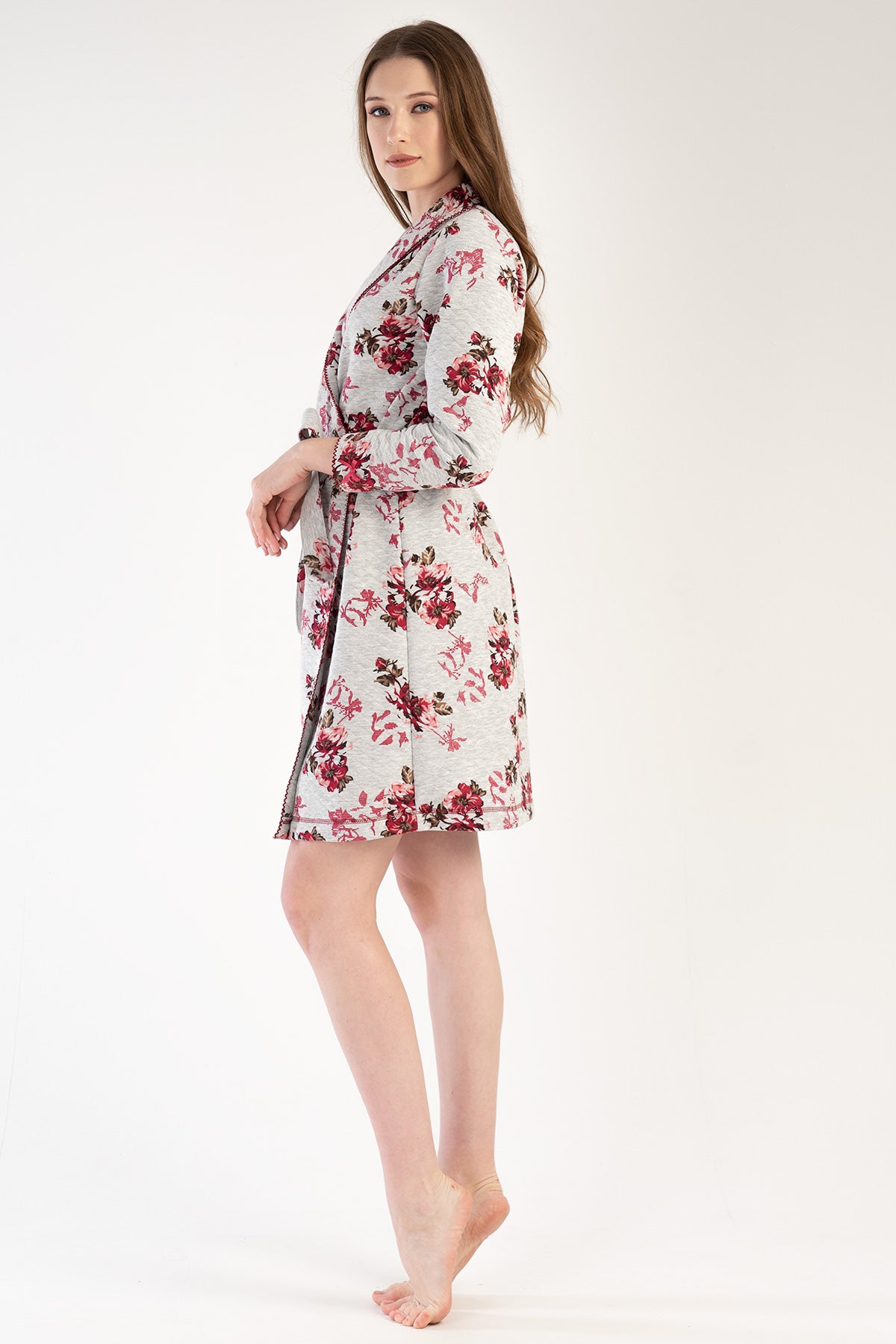 Woman Quilting Nelly Dressing Gown