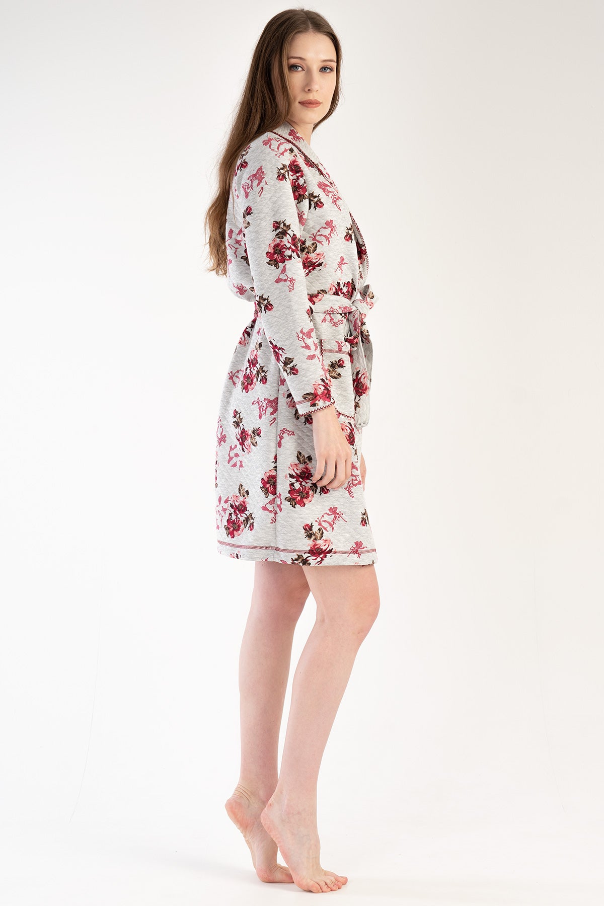 Woman Quilting Nelly Dressing Gown
