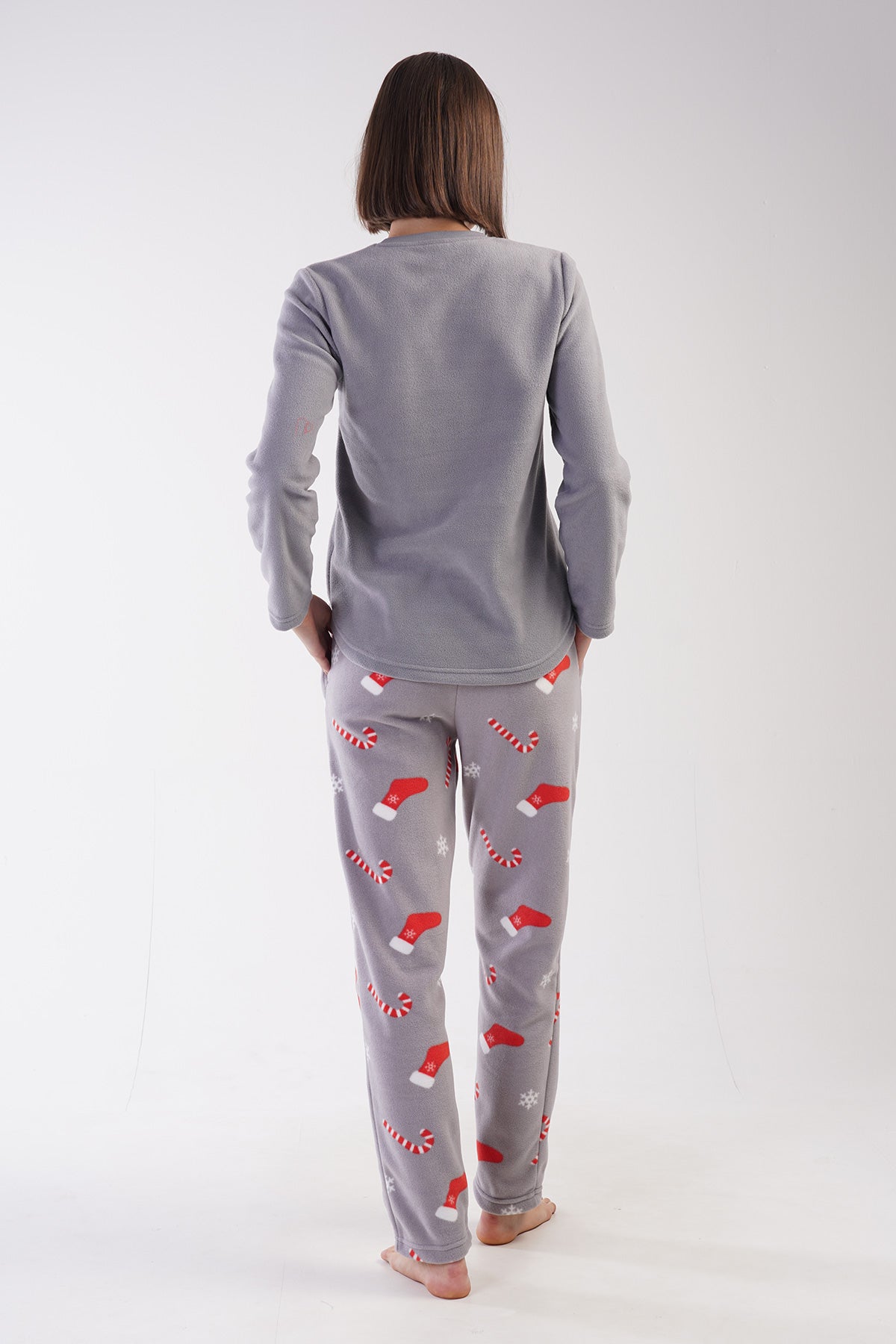 Woman Christ Fleece Christmas Pyjama Set