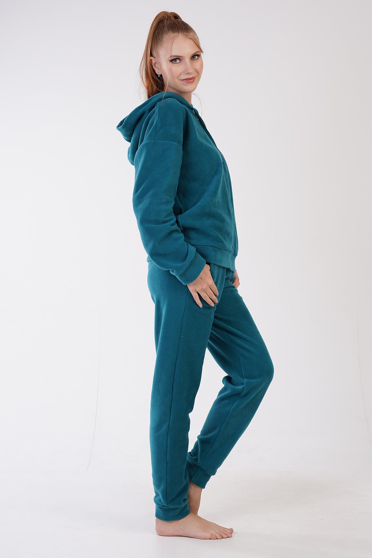 Woman Deila Fleece Long Sleeve Pyjama Set