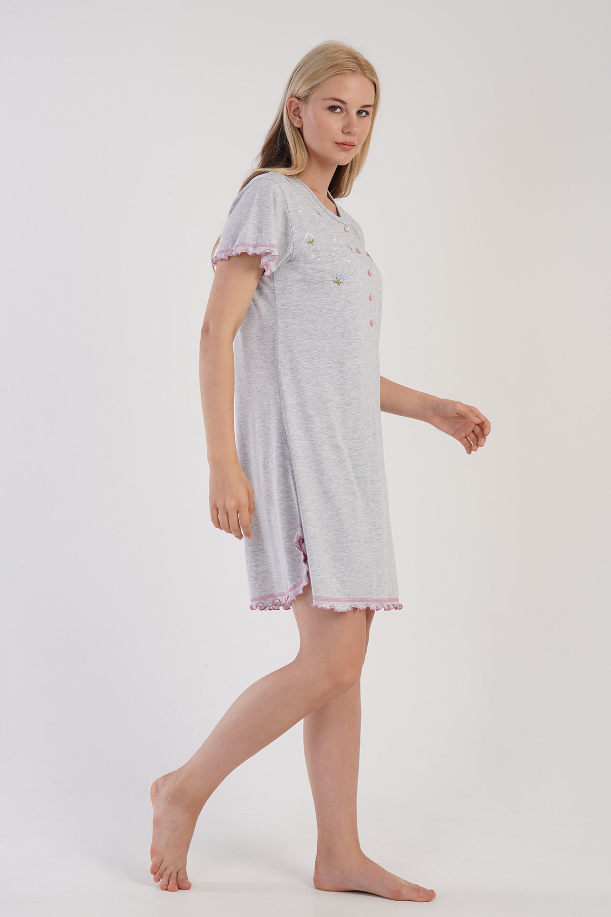 KADIN P.SUPREM PATLI KISA KOL ETEGI OVAL BIBILALI TUNIK