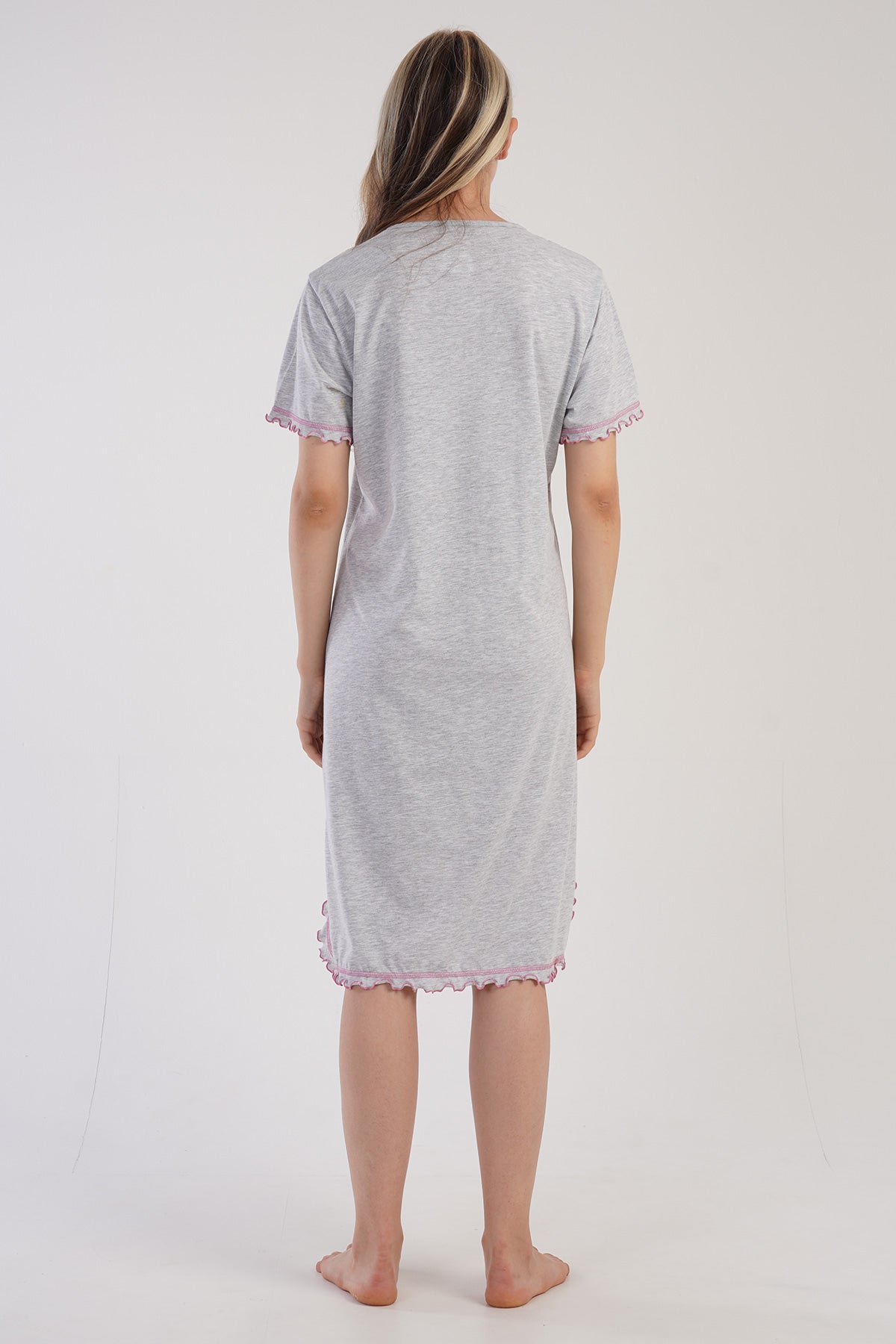 KADIN P.SUPREM V YAKA KISA KOL BIBILALI BABANNE GECELIK