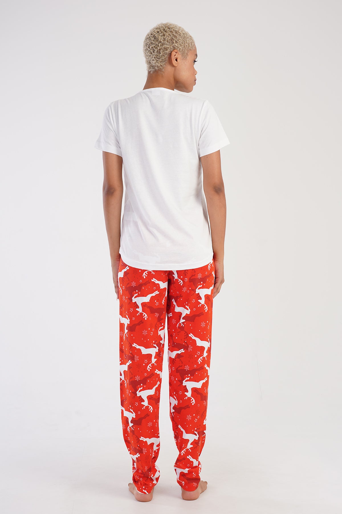 KADIN P.SUPREM O YAKA KISA KOL ETEGI OVAL PIJAMA TAKIM