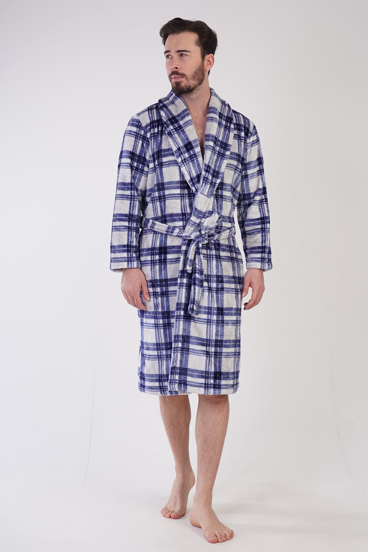 ERKEK SOFT SAL YAKA UZUN KOL CEPLI SABAHLIK