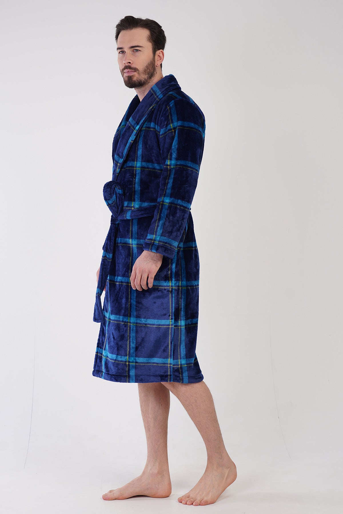 ERKEK SOFT SAL YAKA UZUN KOL CEPLI SABAHLIK