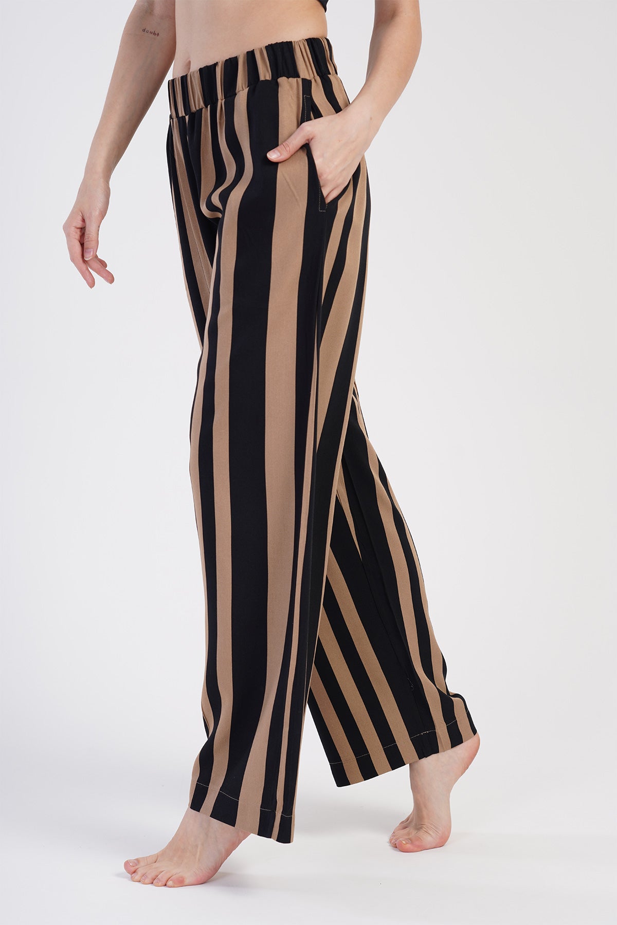 KADIN BELMANDO CEPLI TEK ALT PIJAMA