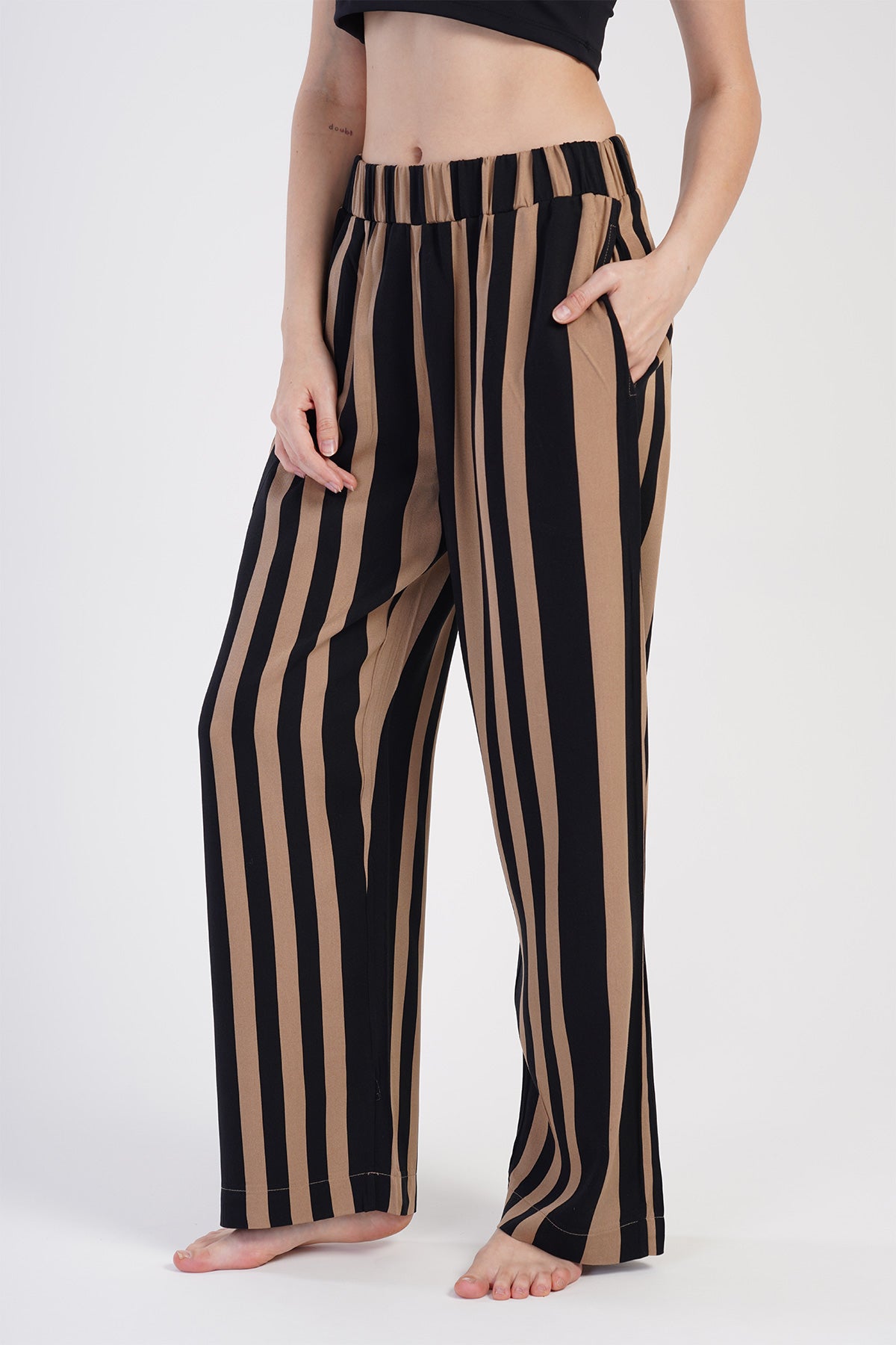 KADIN BELMANDO CEPLI TEK ALT PIJAMA