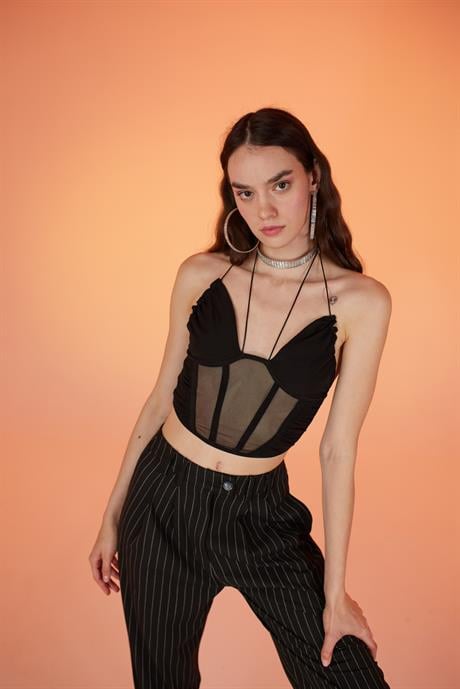 Sasha Bluz Siyah