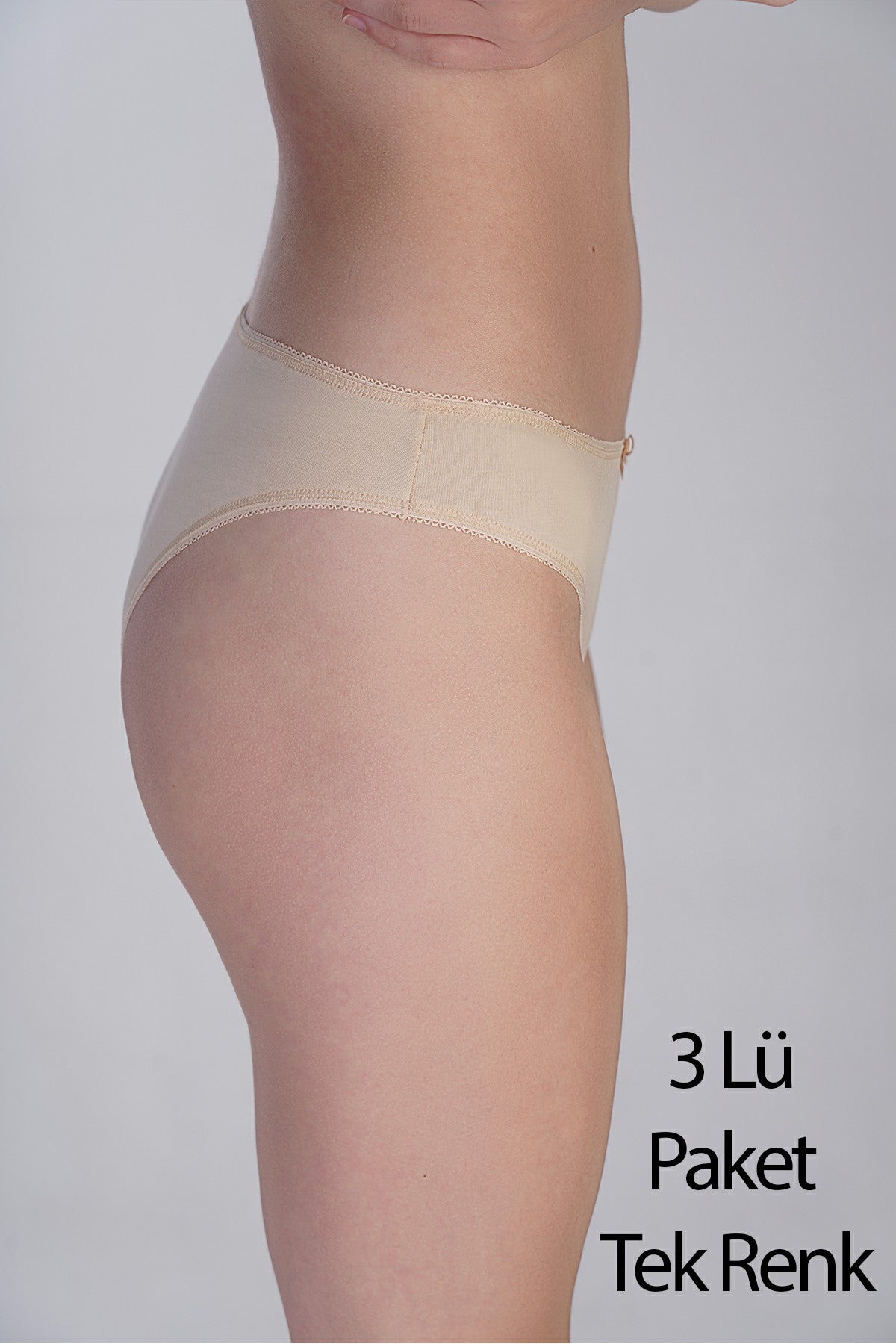 Kadın Brazilian Penye 3 lü Külot