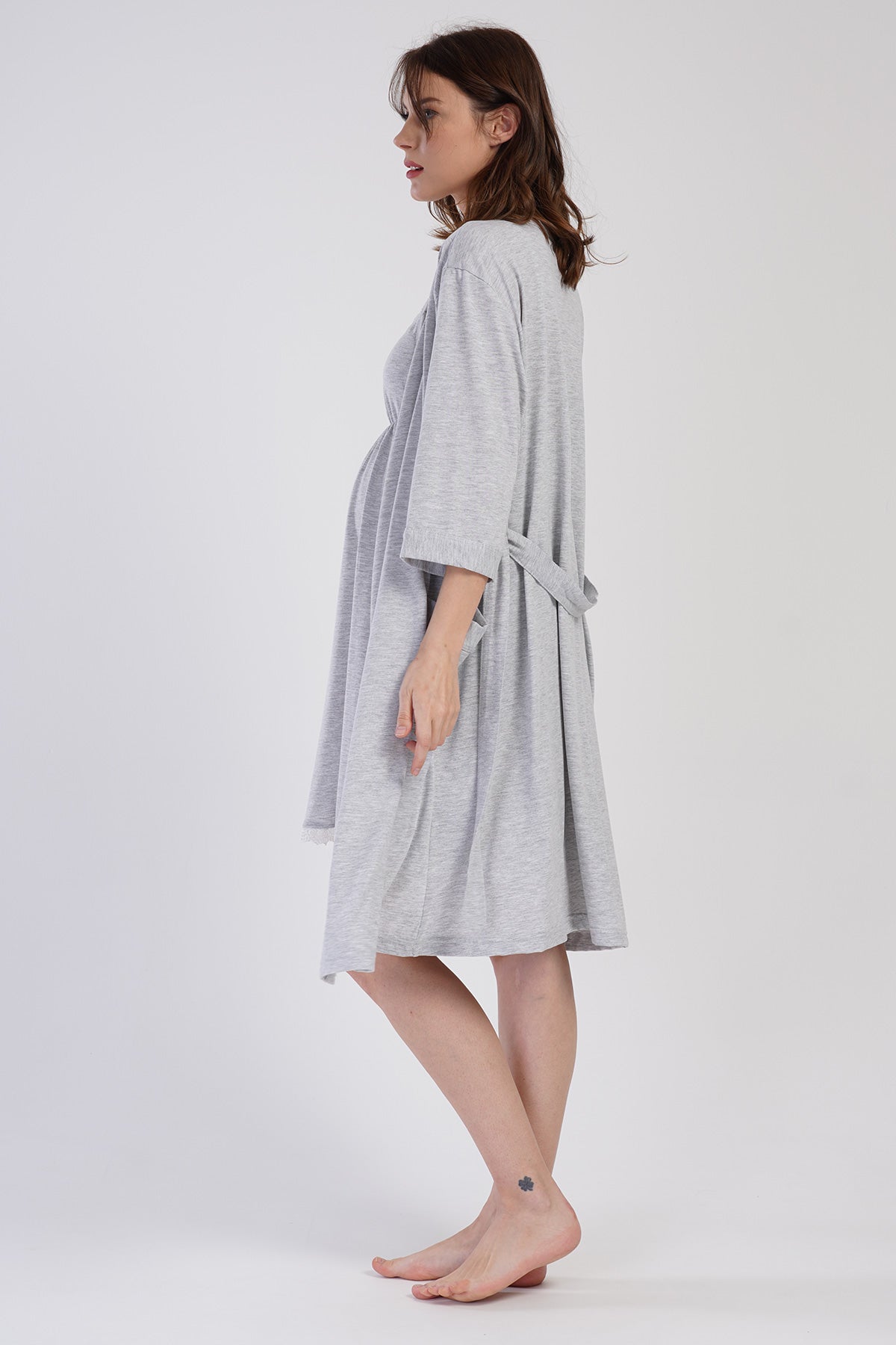 Woman Supreme Parla Pregnant Dressing Gown Set