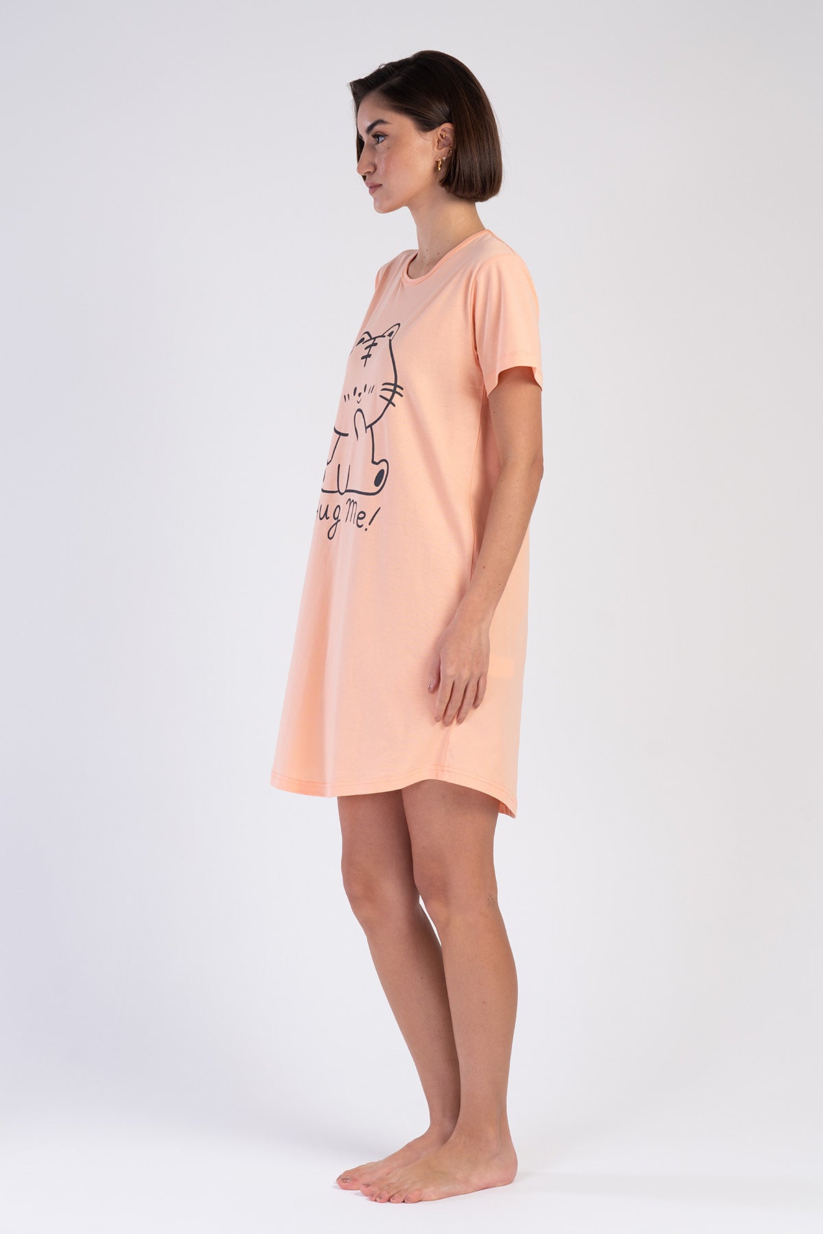 KADIN P.SUPREM O YAKA KISA KOL ETEGI OVAL TUNIK