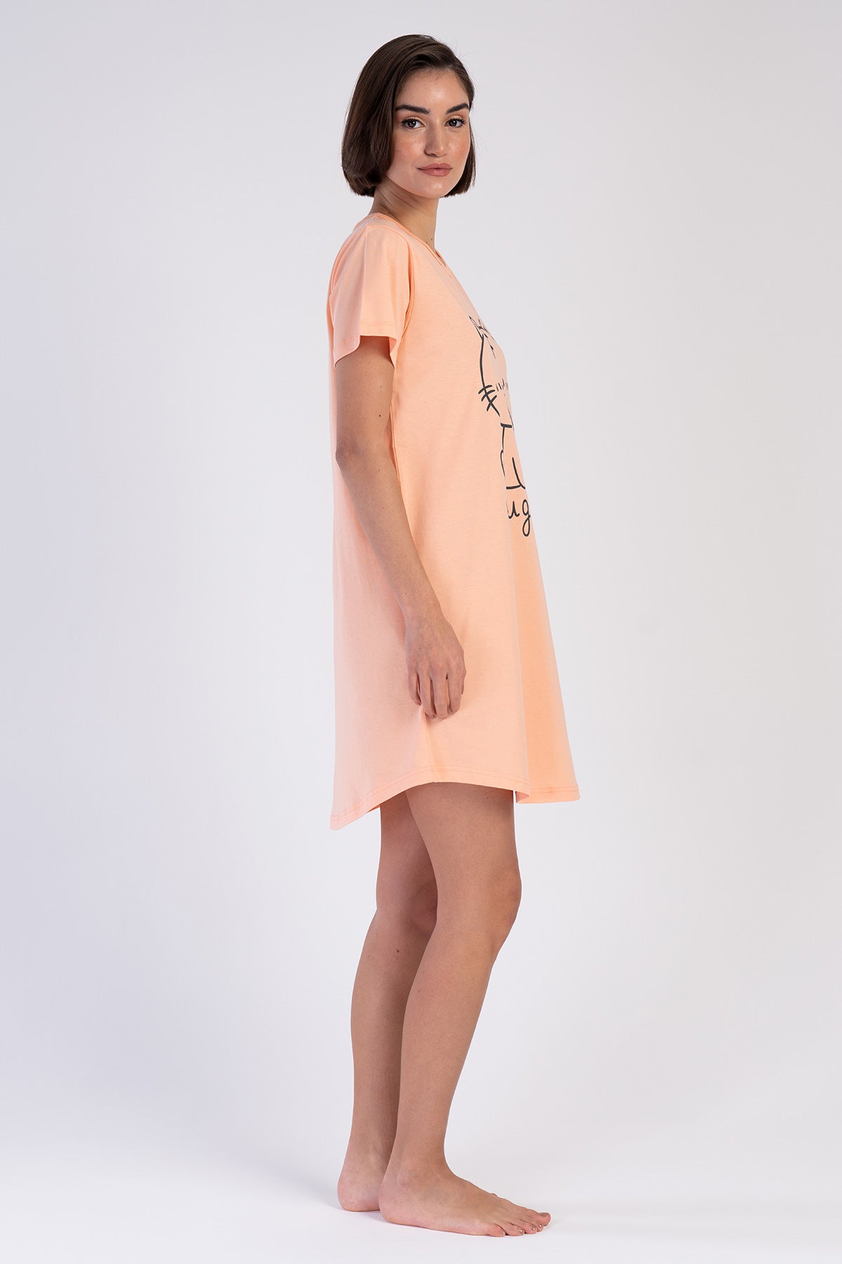 KADIN P.SUPREM O YAKA KISA KOL ETEGI OVAL TUNIK