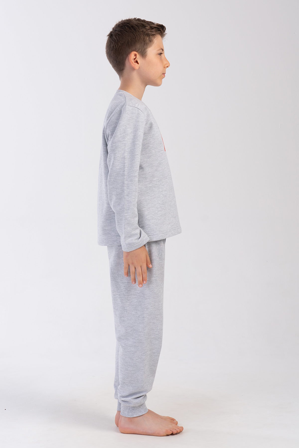 ERKEK COCUK 2IPLIK O YAKA UZUN KOL MANSETLI PIJAMA TAKIM(9-10/15-16)