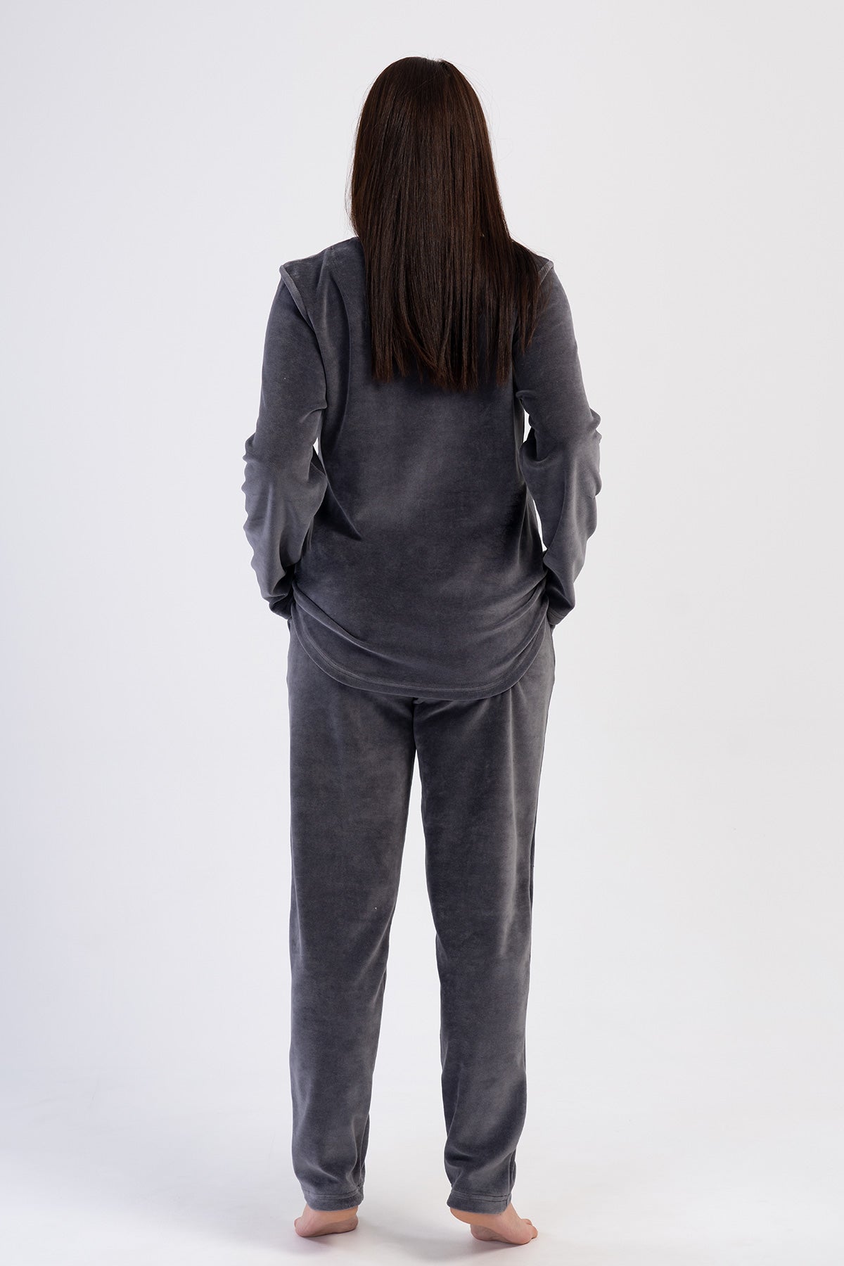 Woman Delly Big Size Velvet Pyjama Set
