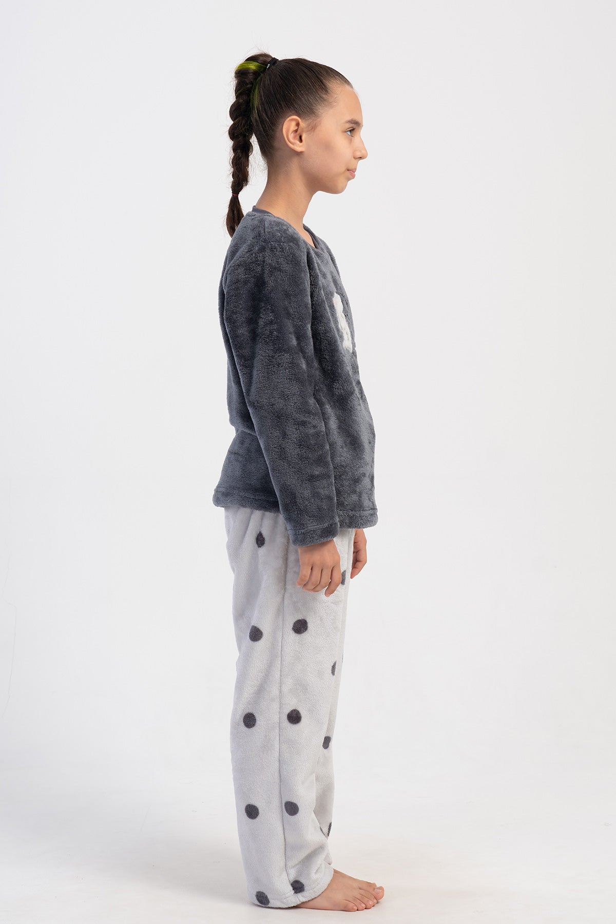 KIZ COCUK SOFT O YAKA UZUN KOL ETEGI OVAL CEPLI PIJAMA TAKIM(7-8/15-16)