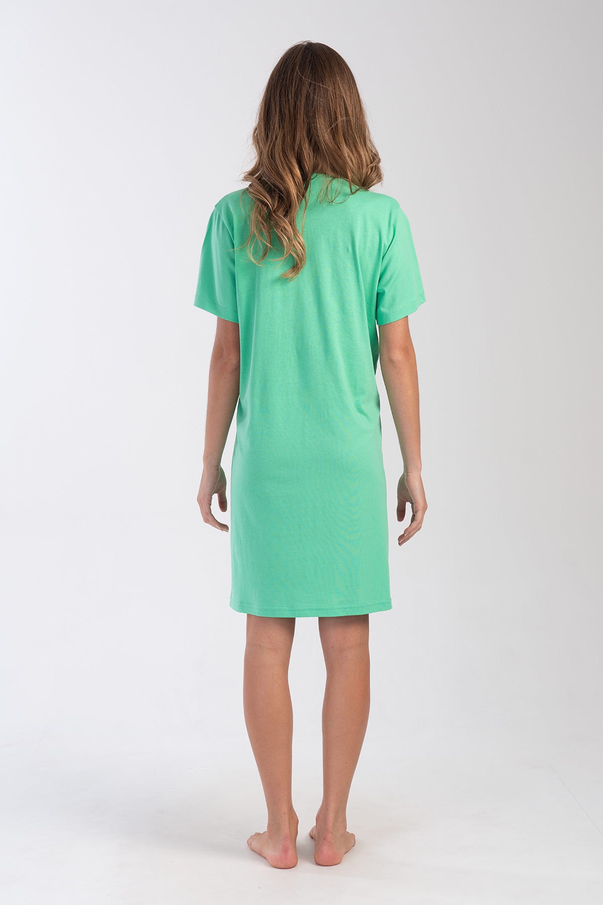 KADIN P.SUPREM XXL CIFT PATLI KISA KOL HAMILE TUNIK