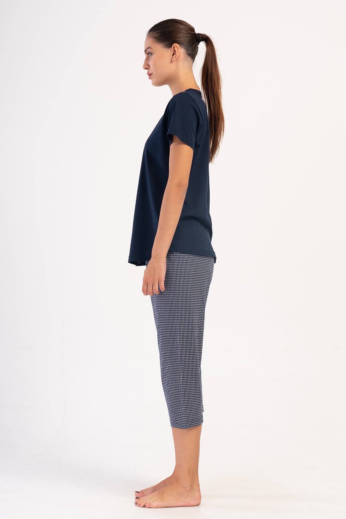 KADIN P.SUPREM O YAKA KISA KOL ETEGI OVAL KAPRI TAKIM